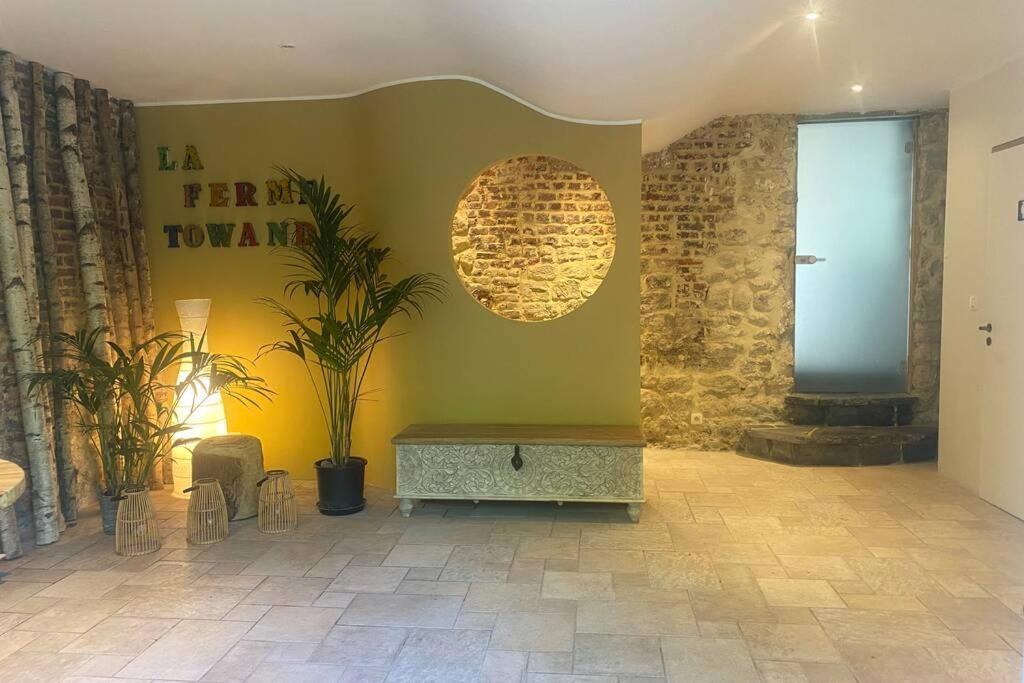 Charmant Appartement Dans Une Ancienne Ferme Nijvel Buitenkant foto